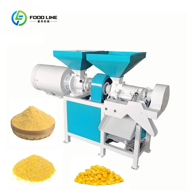 Customized Corn Milling Machine Grinder 500kg/H Maize Milling Machine 7.5kw Corn Grits Makincmachine Corn Mill Maize Grinder