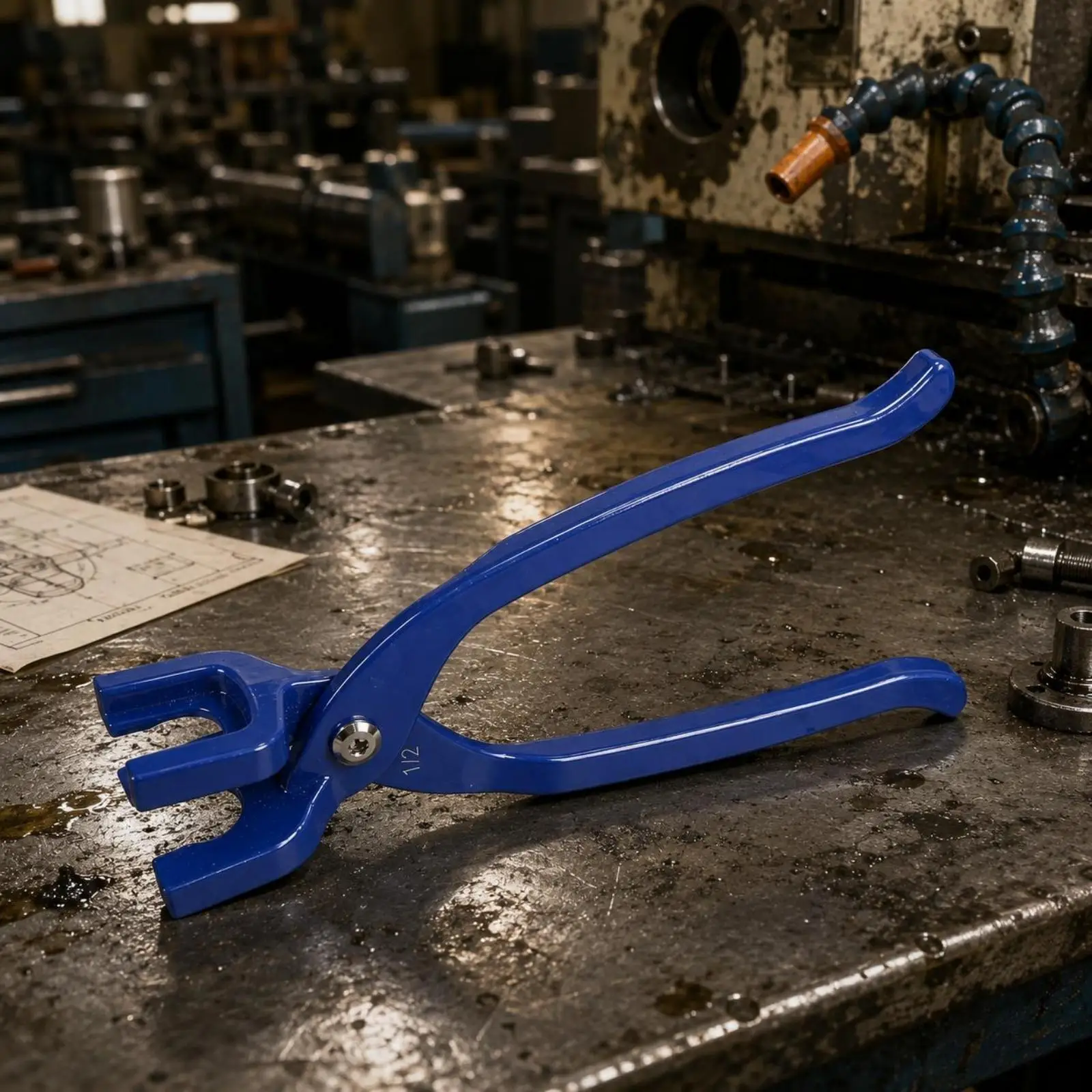 Cooling System Pipe Pliers Aluminum Body with Controlled Grip for Routine Tubing Work - view 2
