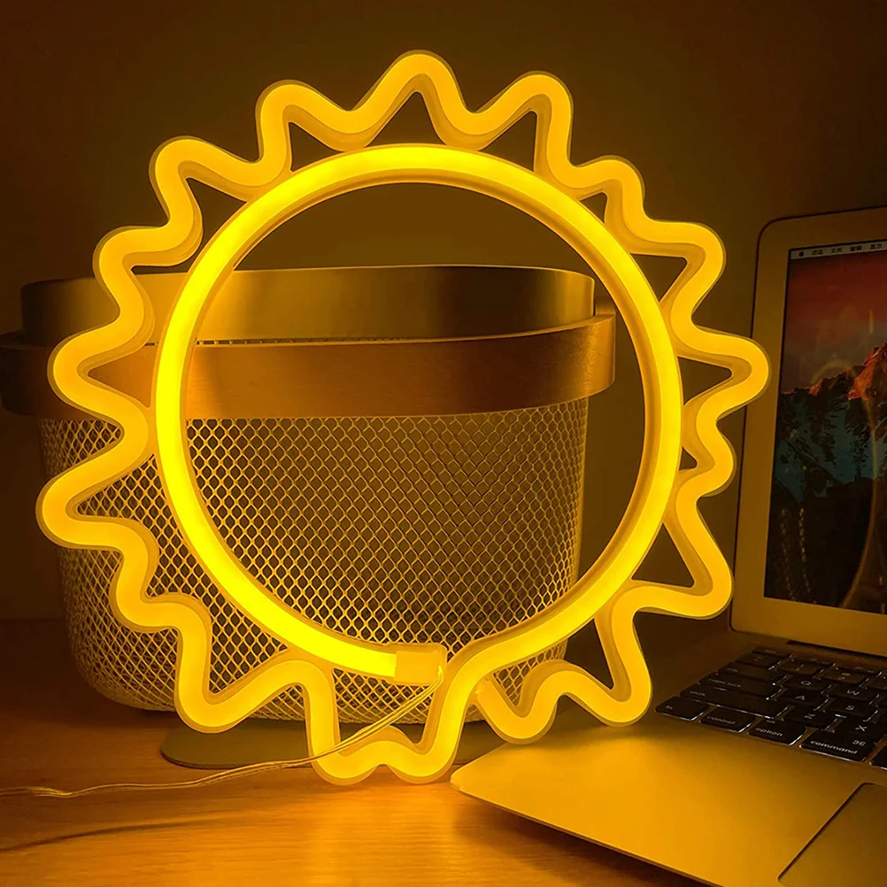 

Led Sun Light Lamp Warm Glow Night Light For Bedroom Festival Party Garden Outdoor Indoor Usb Operated Decorative Neon
