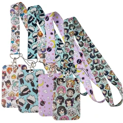Anime Cute Japanese Neck Strap Lanyard for Key Keychain Badge Holder ID Credit Card Pass Hang Rope Accessories