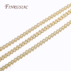 18K Gold Plated Brass Metal Chains For Handmade DIY Jewelry Making Findings Accessories,High Quality Jewellery Making Chains