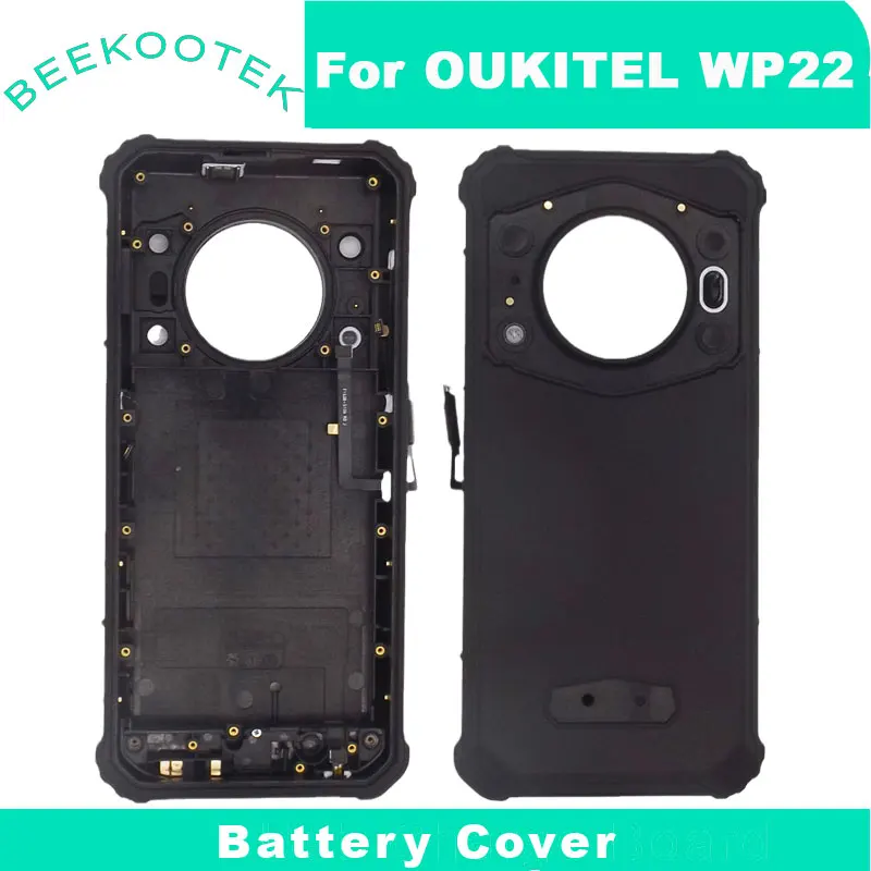 

New Original OUKITEL WP22 Battery Cover Back Cover Shell With Fingerprint Cable Receiver Accessories For OUKITEL WP22 Smartphone