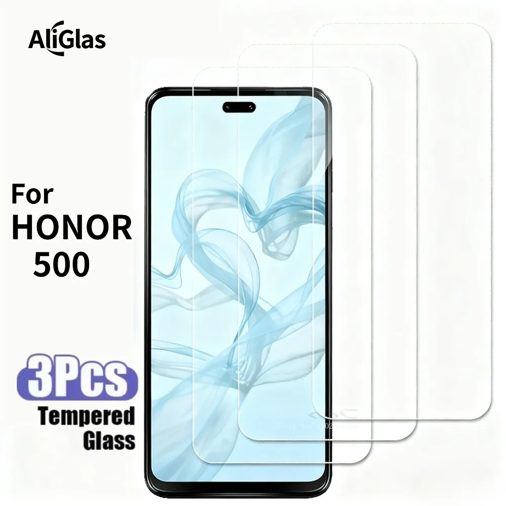 

3 шт. 100D 9H полностью закаленное стекло для Honor 500 Pro Защитная пленка для экрана Защитная прозрачная стеклянная пленка для Honor 500 Series
