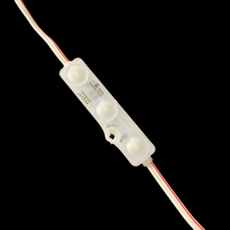 10/20 Buah DC 12V SMD 5730 Modul LED 3 Modul LED Injeksi LED 1.5W Lampu Modul LED Tahan Air IP68 Lampu Latar Tanda LED