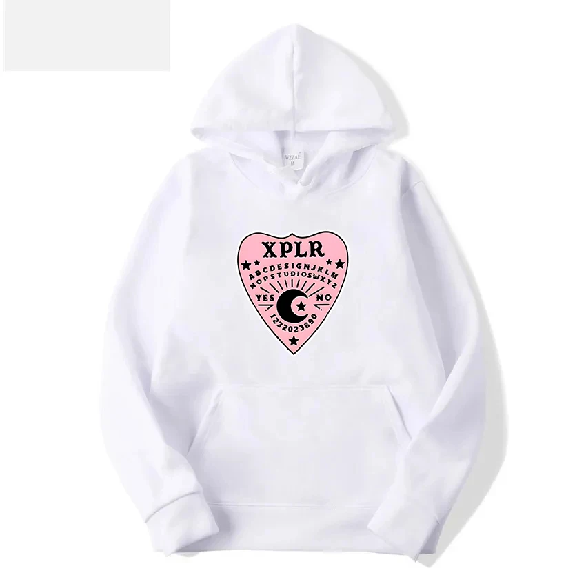 

Fashion Hoodie Retro Street style hoodie Rap hoodie, 2024 latest Love Moon print 2024 Latest Fashion Hoodie