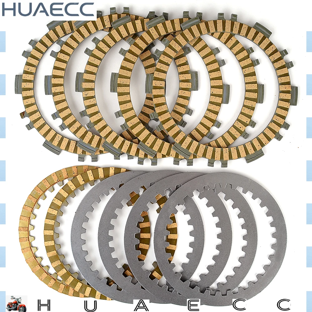 5GJ-16324-00 Clutch Friction Steel Plates Disc for Yamaha Tmax 500 XP500 T-max T max XP 500 2001-2011 5GJ-16325-00 5GJ-16321-00