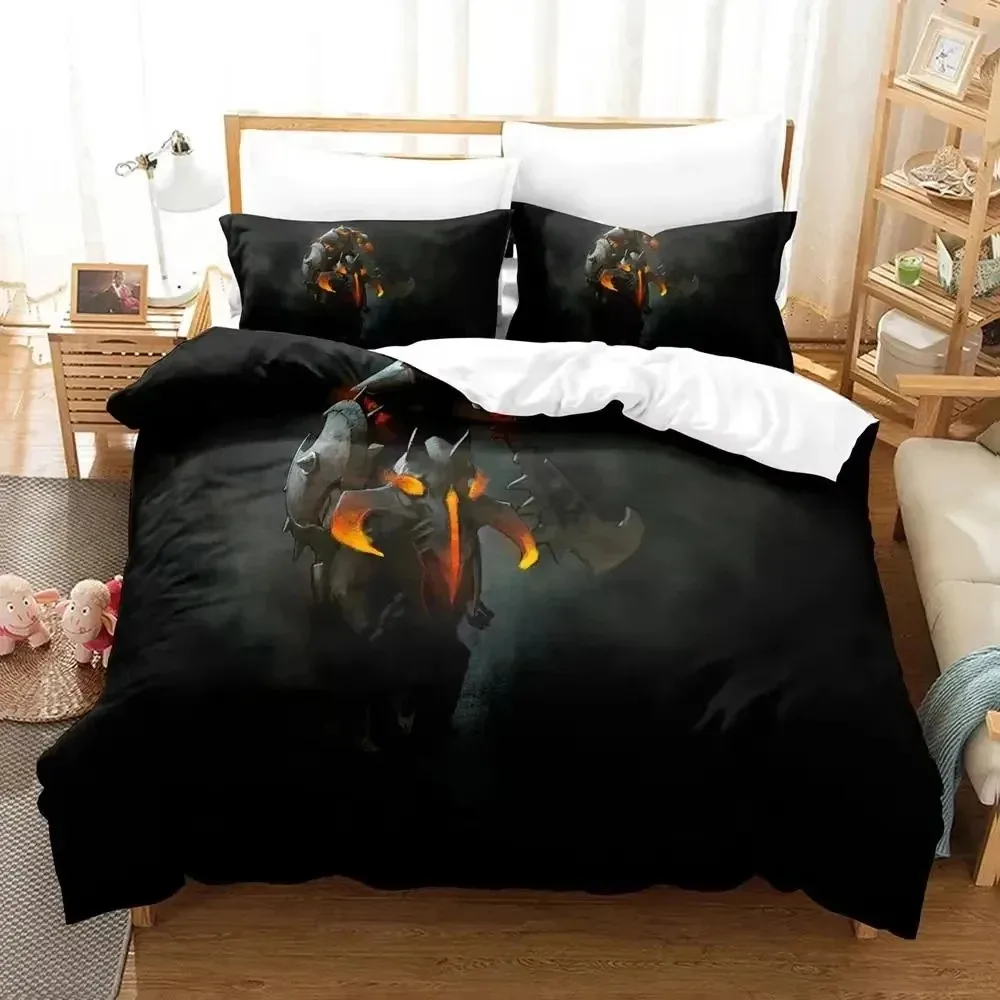 

3d Print Game Dota 2 Bedding Set Single Double Queen King Size Duvet Cover Anime Bedclothes For Adults Quilt Cover Pillowcase