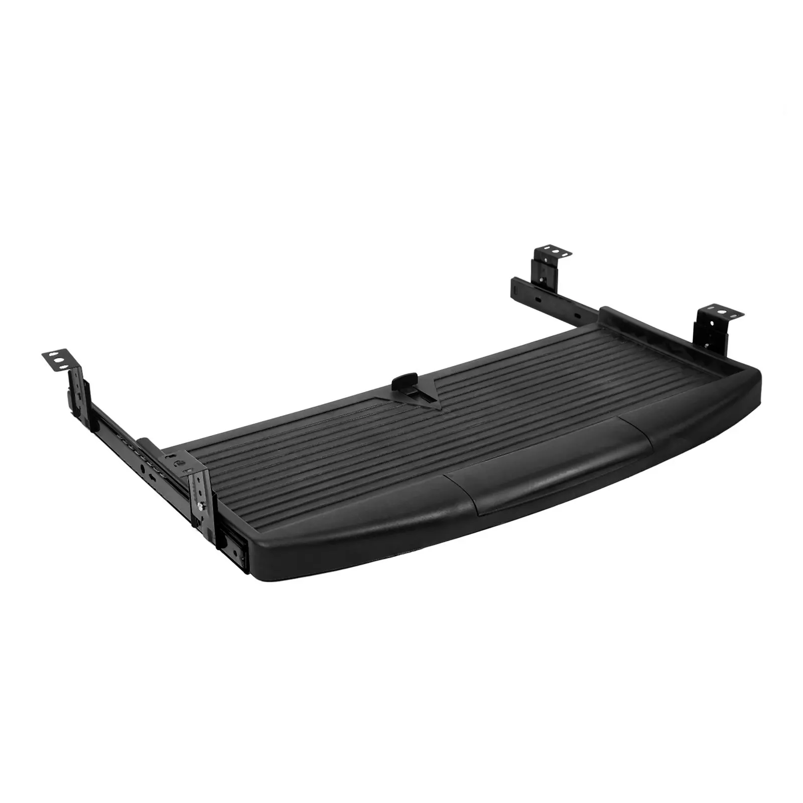 Under Table Keyboard Tray Drawer Type Plastic Metal Office Desk Storage Tray Slide Out Keyboard Mouse Organizer