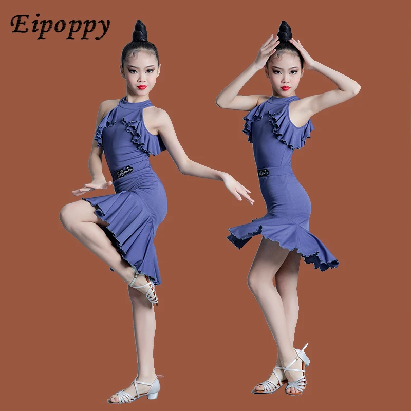 فستان رقص احترافي للفتيات ، ملابس رقص لاتينية ، ملابس أداء ، جديد