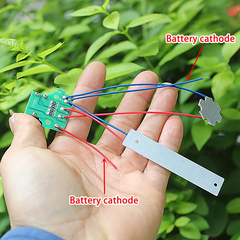 Linterna accesorios DIY tablero de luz LED doble con interruptor de Control DC 3,7-5V lámpara de escritorio de iluminación nocturna