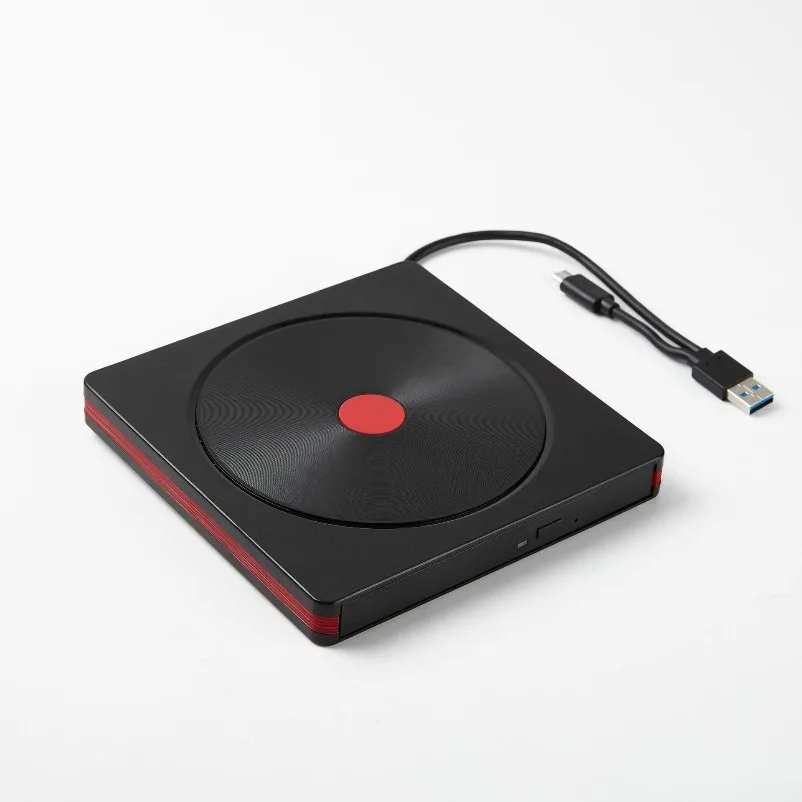 USB3.0 & Type‑C External CD DVD Burner Laptop Optical Drive