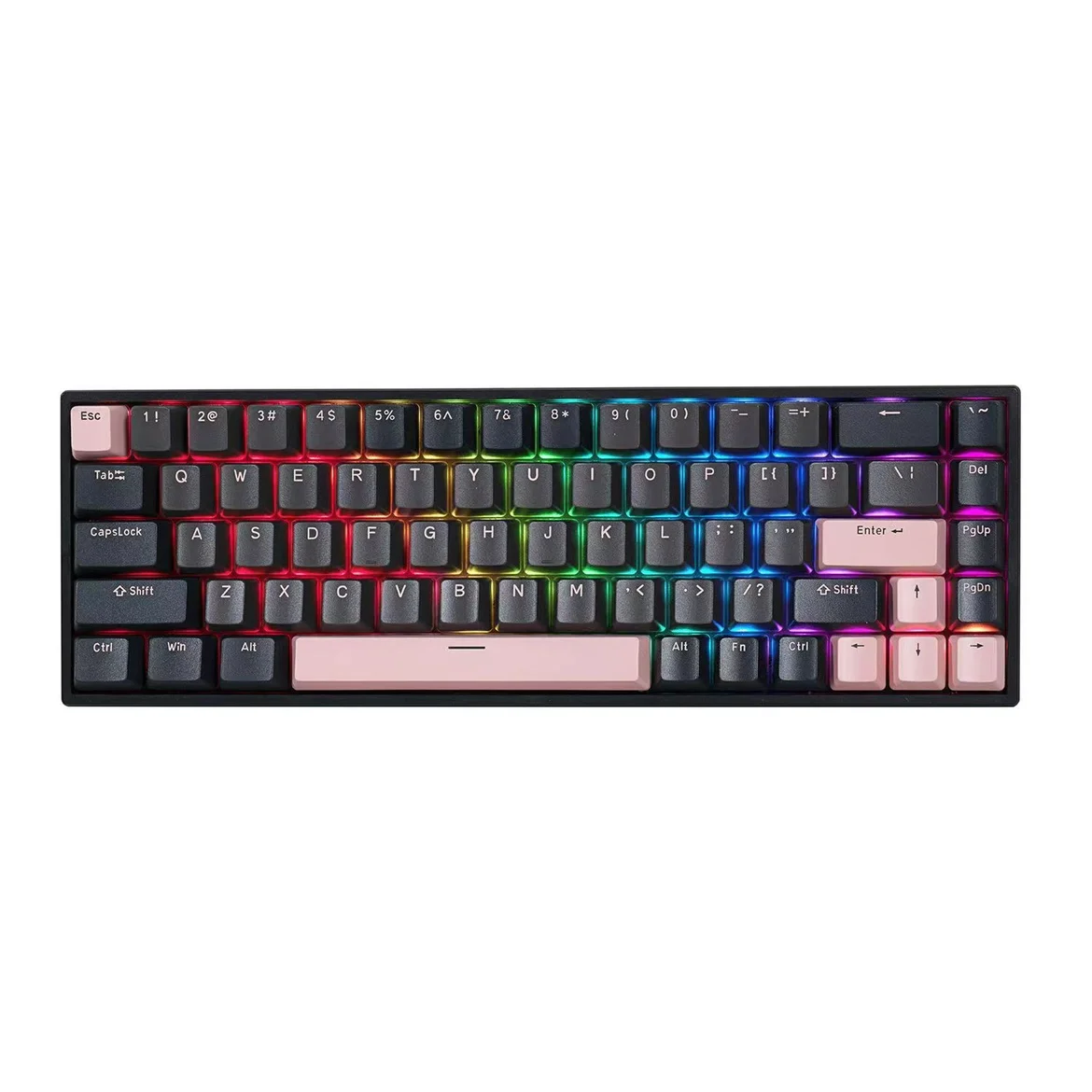 PBT Dual Color Keycap 123 Key Small Complete Set OEM Height Mechanical Keyboard Keycap Suitable For Various Heights