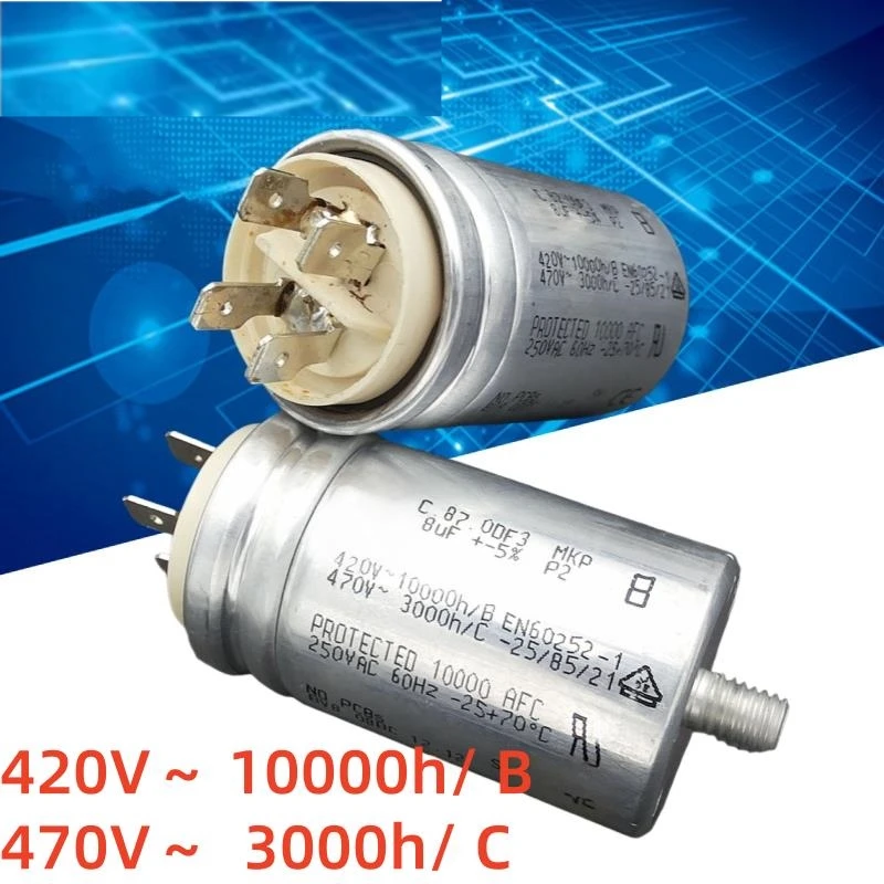 1pcs-a-v-420v-8uf-c870df3-mkp-ac-motor-start-capacitor