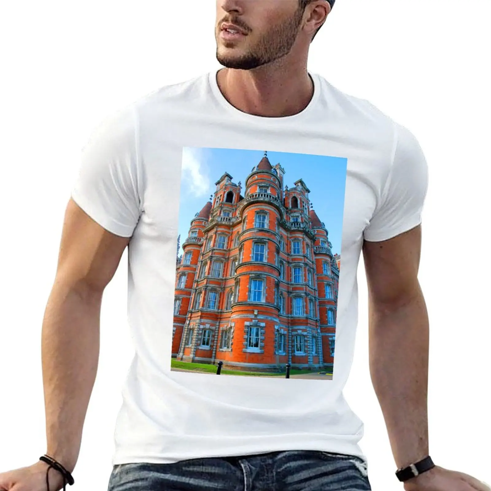 Founders Hall T-Shirt Basic Daily Outfit Short Sleeve Tee