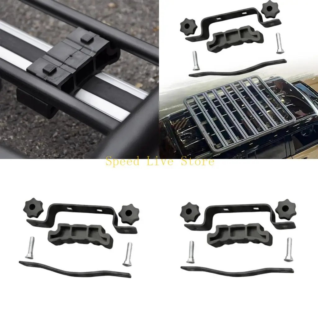 547C Car Roof Rack Bolt Mounting Parts with Fastening Hardware and Hand Tighten Knobs for Cargo Rack Repair Parts