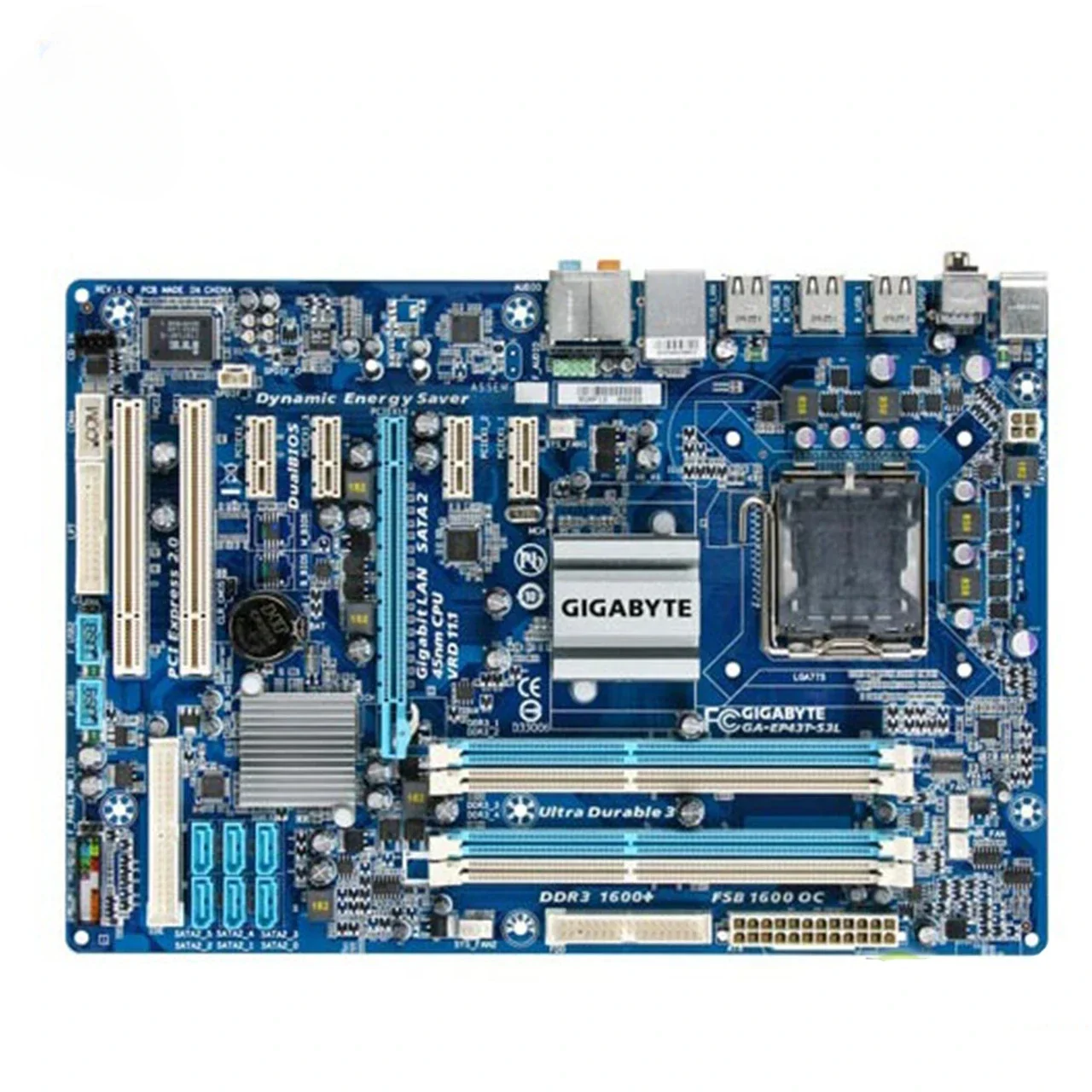 جيجابايت GA-EP43T-S3L اللوحة LGA 775 DDR3 USB2.0 16GB إنتل P43 EP43T-S3L سطح المكتب اللوحة الرئيسية SATA II لوحة النظام المستخدمة