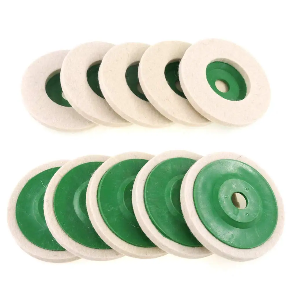 4 pollici 100mm smerigliatrice angolare in lana Flap feltro lana lucidatura ruota Dremel lucidatura abrasivi disco abrasivo accessori per utensili di rotazione