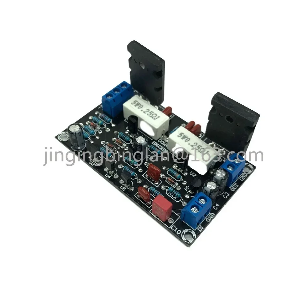 2SC5200 + 2SA1943 mono 100W finished rear stage power amplifier board, high power mono