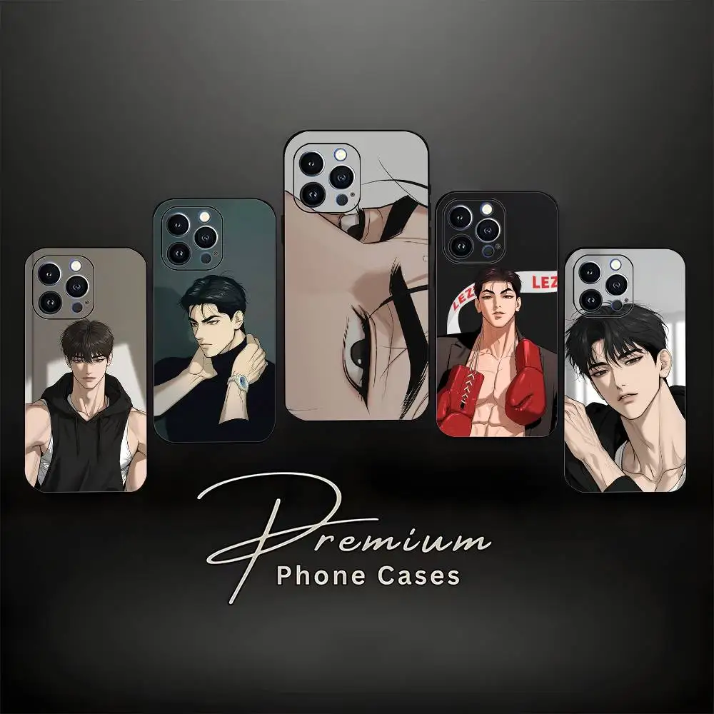 Etui na telefon Joo J-Jaekyungs Jinx do iPhone'a 17, 16, 15, 14, 13, 12, 11, Pro Max, XS, X, XR, SE, Mini, 8, 7, miękki silikonowy czarny pokrowiec