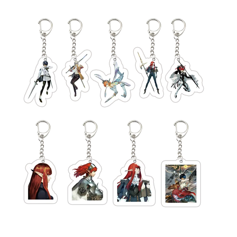 Metaphor: ReFantazio Keychain for Accessories Bag Pendant Acrylic Metaphor: ReFantazio Key Chain Ring Keychain Jewelry Fans Gift