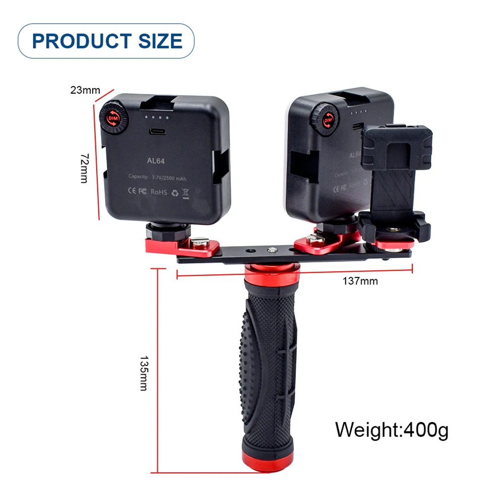 Lumière de téléphone LED pour images avec trépied portatif, anneau lumineux portable pour la photographie orale de dentiste