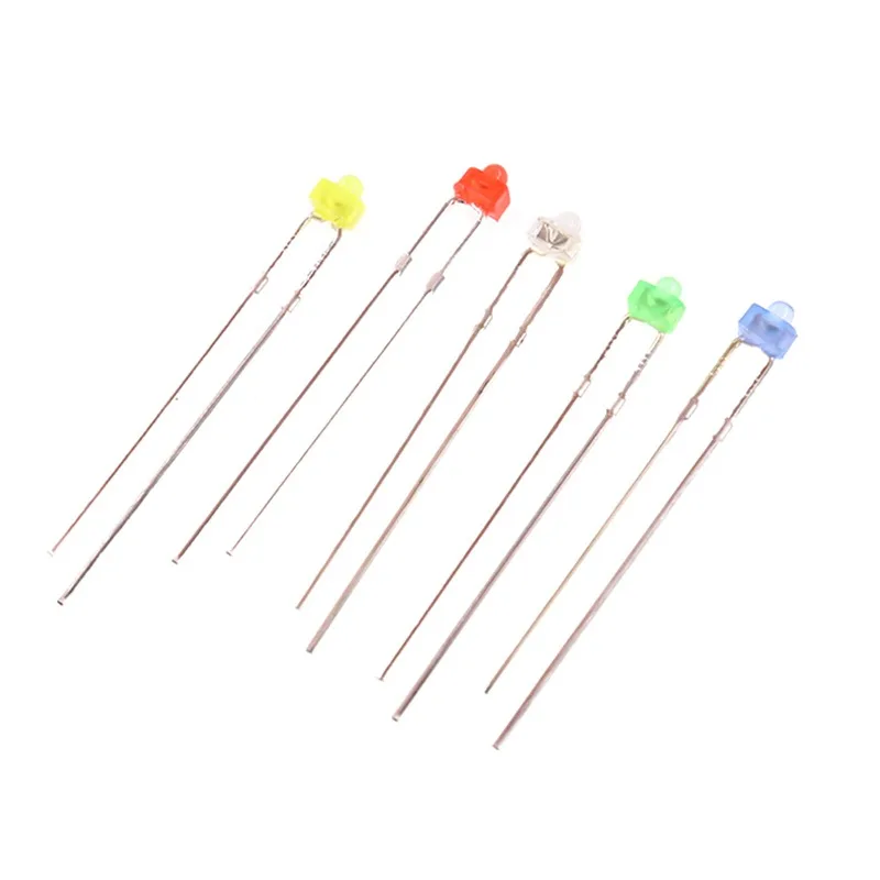 50pcs F1.8mm LED light-emitting diode LED lamp beads pacifier type 1.8mm