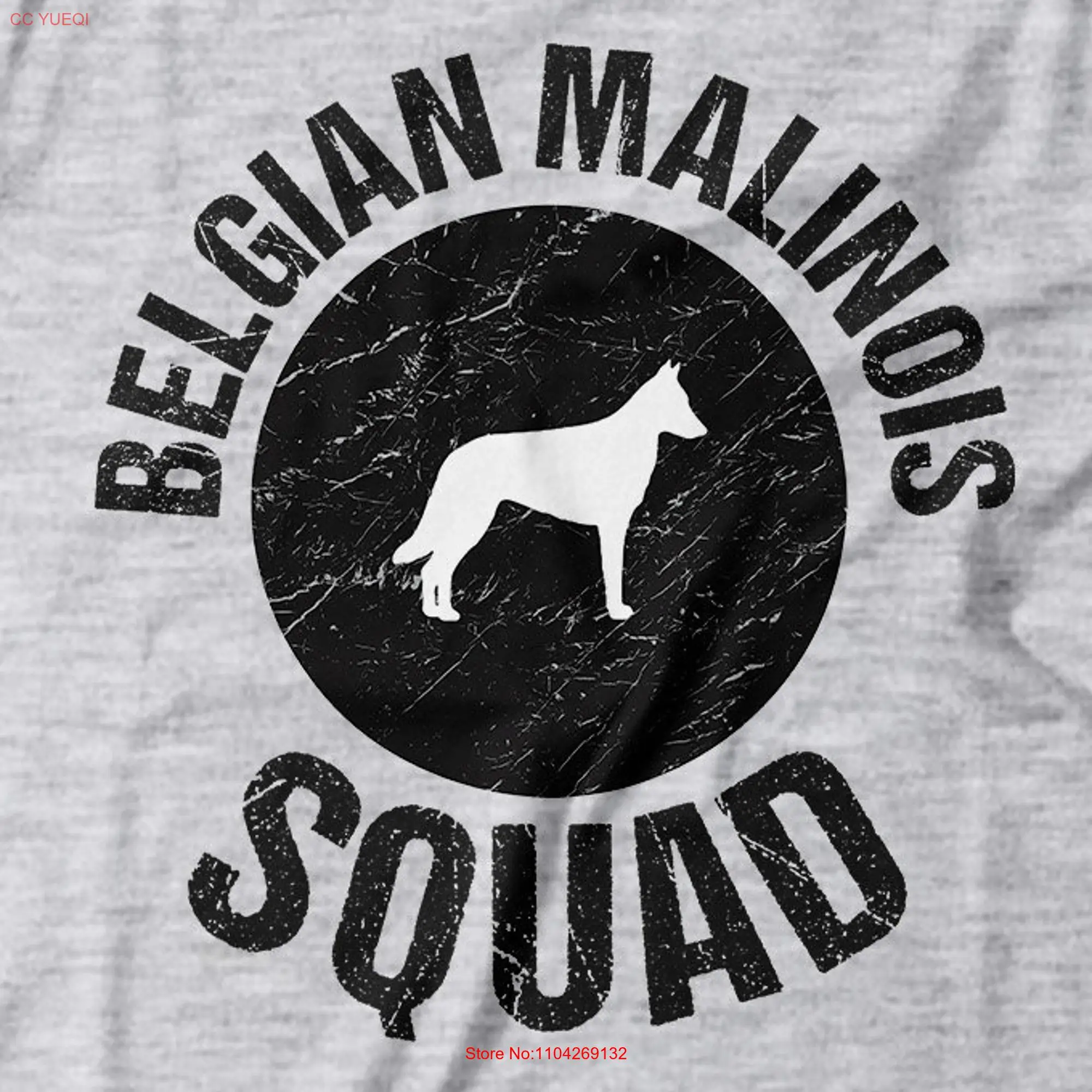 Belgian Malinois T Shirt Squad Dog Owner For Lover long or short sleeves