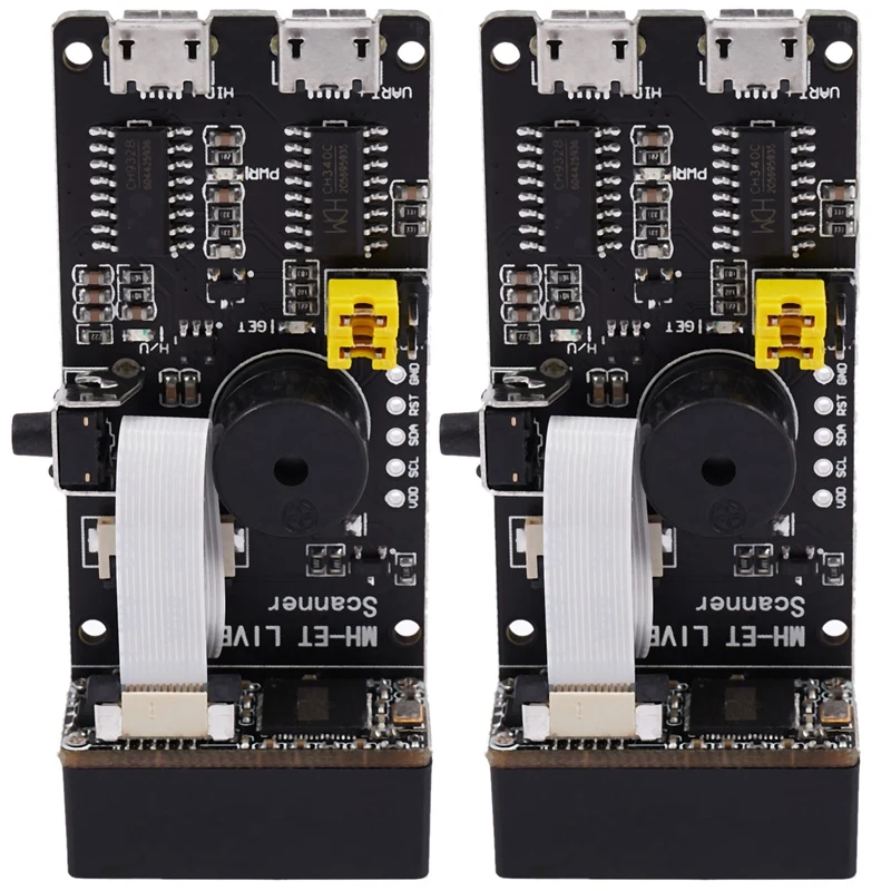 

2X Qr /1D/2D/Code Scanner V3.0 Barcode Scan Recognition Module Serial Communication Uart Interface USB Keyboard Input