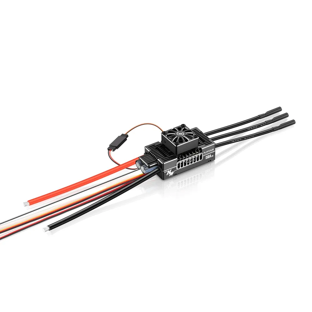 HobbyWing RC Drone Aereo Elicottero Ad Ala Fissa Brushless ESC Platino V5 150A/120A/80A Controllo Elettrico della Velocità Commutabile BEC