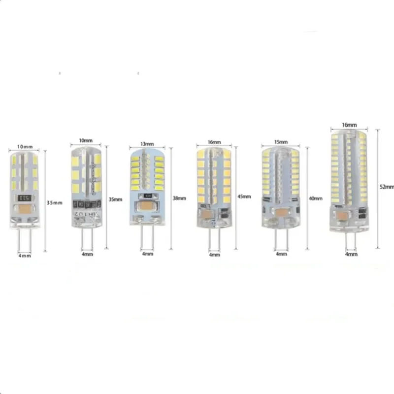 10Pcs Mini G4 G9 LED Bulb 3W 5W 7W 9W 12W Led Lamp DC12V AC 220V Corn Lights Replace Halogen Spotlight Chandelier Halogen Lamp