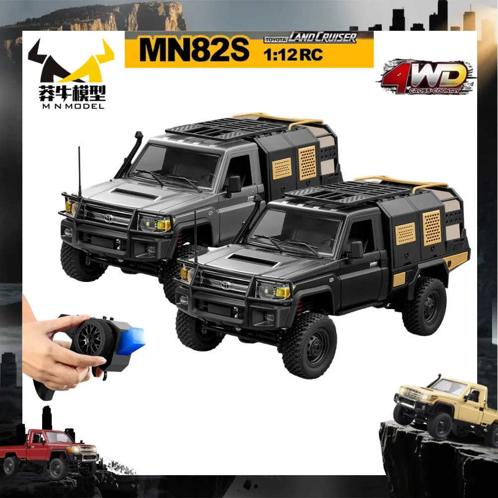 

MN82S RC Crawler 1/12 Full Scale LC79 RC Pickup Short Truck 4WD Remote Control Climbing Off-road Car Toys for Kids Adults Gifts