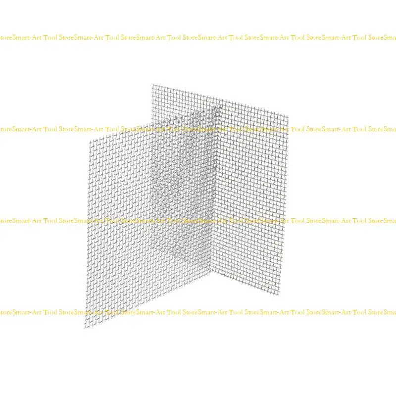 E1PB dekoratif lumut perairan lumut stainless steel sheets mesh 3.2 "x 3.2" Pieces mesh aksesoris terbaik untuk dekorasi tanaman