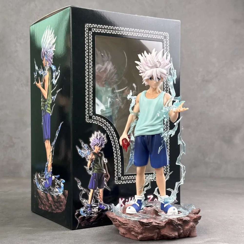 

Фигурки аниме Hunter×Hunter Killua Zoldyck, фигурка аниме, фигурка из ПВХ, коллекционная модель, игрушка в подарок