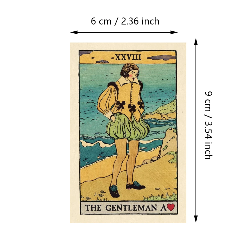

Pixie's Astounding Lenormand 36 Pcs Cards 9*6cm Created with Artwork From The Smith-Waite Tarot Deck and The Golden Vanity