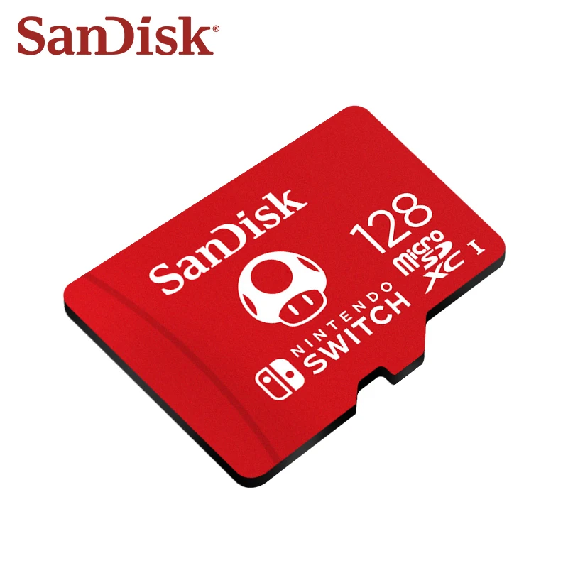 Imagem -03 - Sandisk-cartão de Memória Licenciado Nintendo Switch Cartão Microsdxc até 100 mb s tf Cartão Micro sd 64gb 128gb 256gb 512gb