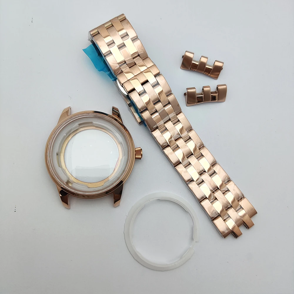 nh35-時計ケース-40mm-カクテルステンレススチール時計ケース-nh35-nh38-ムーブメントに適合-アーチガラス-透明バックカバー-シルバーケース