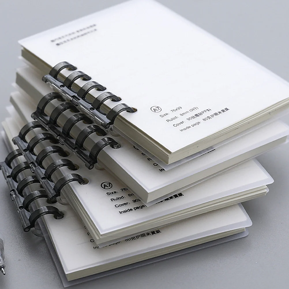 Cuadernos de bolsillo portátiles, Mini cuadernos en espiral con palabras en inglés, libros de vocabulario, notas de estudio, cuadernos de escritura, 3 uds.