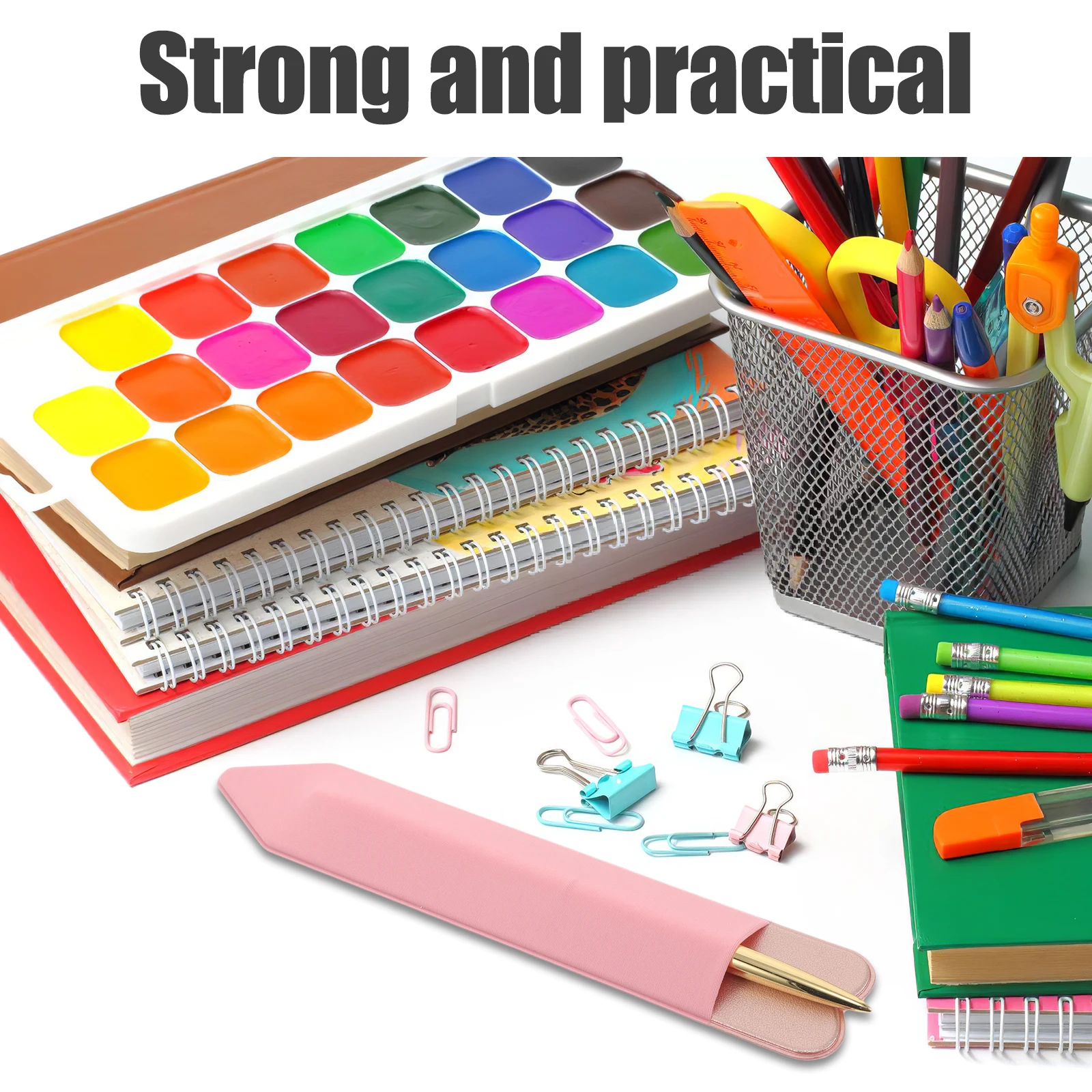 

6 Pcs Pencil Case Adhensive Holder Capacitive Cover Anti-lost Sleeve Pvc Adhesive Stylus