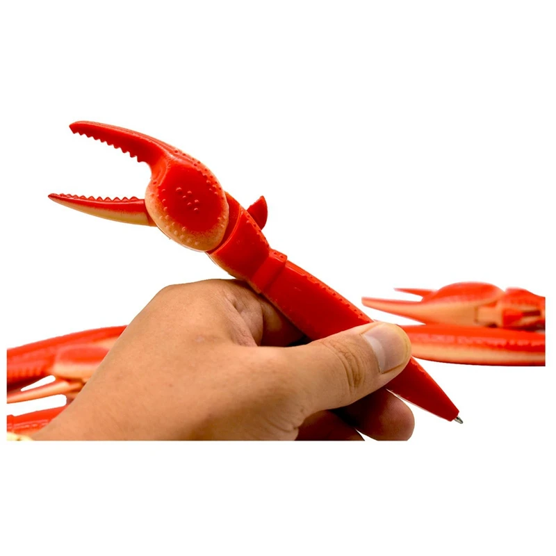 6PCS Novelty Crab Claw Pens Lobster Claw Pens Fun Ballpoint Pens Unique Pens With Black Ink Pen For Kids