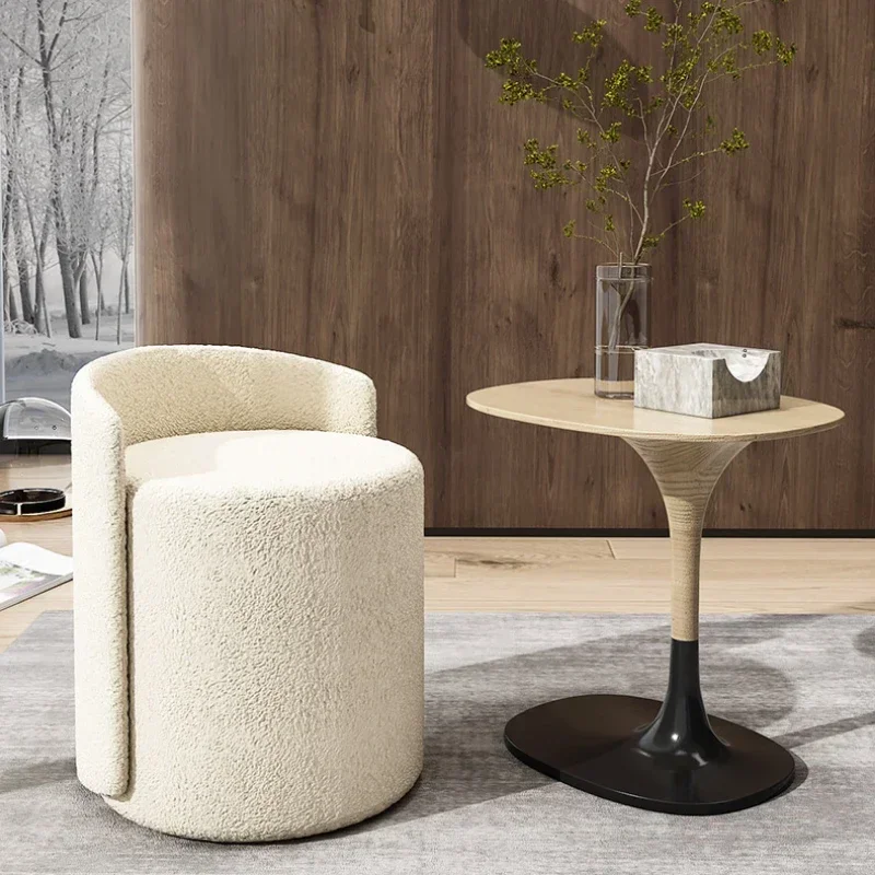 Bedroom Makeup Chair with Backrest Light Luxury Vanity Stool Simple  Stylish Dresser Chair Comfortable Seating