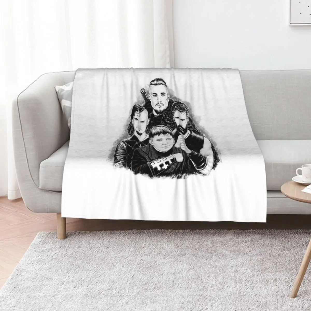 The Last Kingdom Portraits Throw Blanket Warm Comfortable Blanket for Office Napping