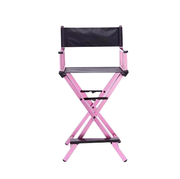 Aluminum Folding F Adjustable Salon Artist Makeup Chair Professionals