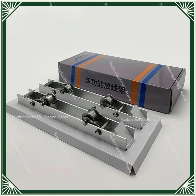 Small Horizontal Flat Track Portable Optical Fiber Leather Cable Retractable Cable Artifact Bracket Plate Tool