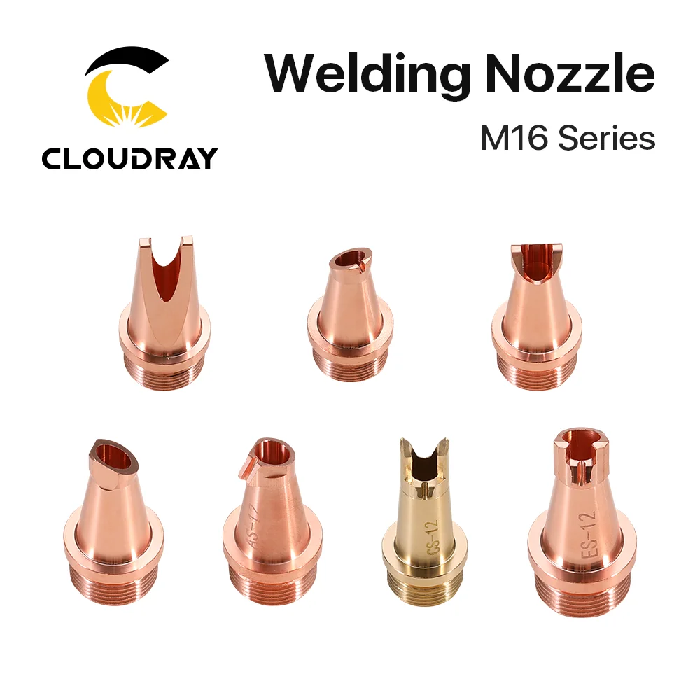 Cloudray Hand-held Laser Welding Nozzle M8 M10 M11 M16 Mount Thread with Wire Feed for 1064nm Laser Welding Machine