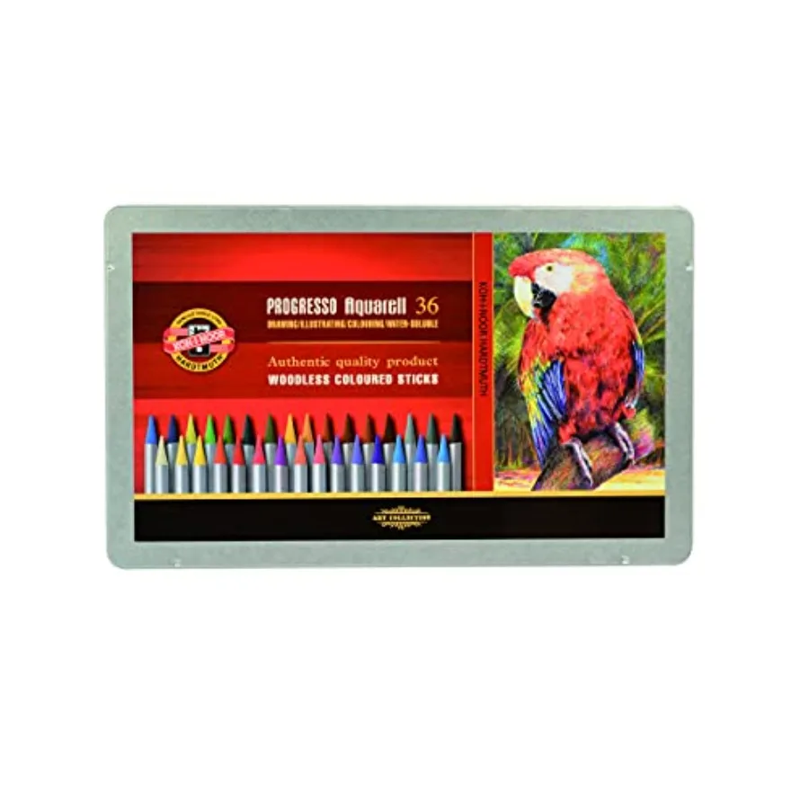 

Набор цветных карандашей Progresso Woodless Aquarell, 36 шт.