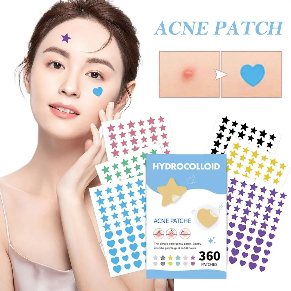 Patch d'acné étoile points noirs et comédons fermés, améliore la beauté de l'acné, hydrocolloïde, cosmétique pour la peau, outils pour femmes Q1V6