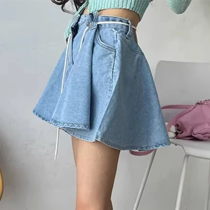 Gagarich Fashion Korean Chic Spring Summer Retro Vacation Style V-neck Ink Print Design Loose Casual Bat Sleeve Shorts Women