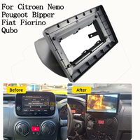 10.1inch 2din Car Radio Frame For FIAT Fiorino CITROEN Nemo PEUGEOT Bipper Android Radio Dashboard Kit Face Plate Fascia Frame