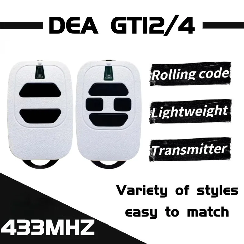 

DEA GT2 GT4 GTI2 GTI4 GTI2N GTI4N GTI2M GTI4M TR2 TR4 TR2N TR4N GENIE 273 273L TD2 GT2M Garage Door Remote Control 433.92MHz