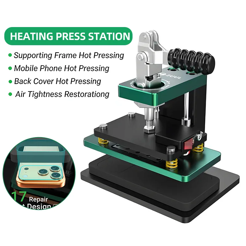 

22UUL DA07 Мини-машина горячего прессования — профессиональная нагревательная станция для ремонта рамки смартфона и заднего стекла
